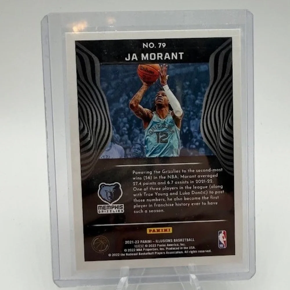 Ja Morant 2021-22 Panini Illusions 79 NBA Memphis Grizzlies